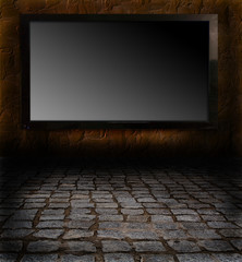 interior with a television set