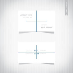 Business card template set, vector eps10