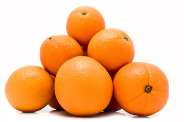 ripe juicy oranges