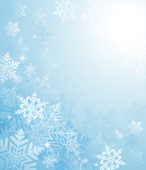 Obraz na płótnie Canvas Snowflake Background