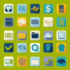 Set of business icons