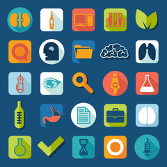 Set of medical icons