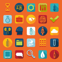 Set of medical icons