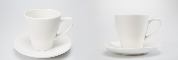 Cups, isolated on a white