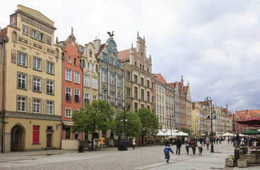 Fototapeta premium Długi Targ, Główne Miasto w Gdańsku