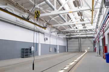 industrial warehouse interior