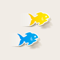 realistic design element: fish