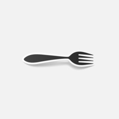 realistic design element: fork