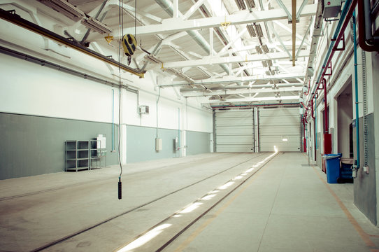 industrial warehouse interior