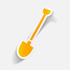 realistic design element: shovel