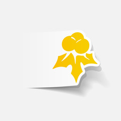 realistic design element: holly berries