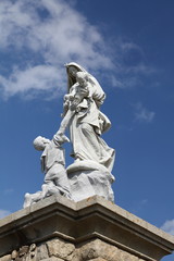 Fototapeta na wymiar Prière: Notre-Dame-des-Naufragés
