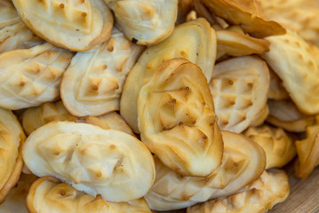 polish smoked cheese made of salted sheep milk called oscypek