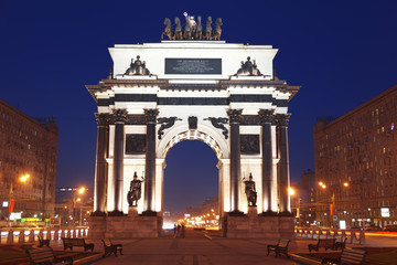 Fototapeta na wymiar Triumphal arch. Russia. Moscow