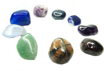 amethyst quartz garnet sodalite agate geological crystals