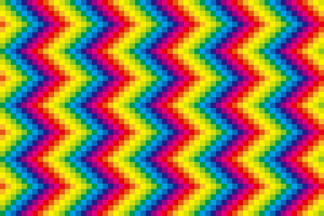 #Background #wallpaper #Vector #Illustration #design #free #free_size #charge_free #colorful #color rainbow,show business,entertainment 背景素材壁紙(ジグザグ模様の虹色モザイク)