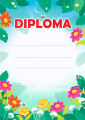Diploma for children