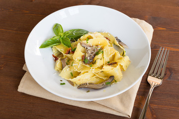 Pappardelle ai funghi © Alessio Orrù