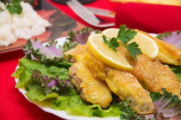 Delicious spiced catfish 