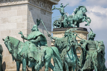 Obraz premium Heroes' Square, Budapest