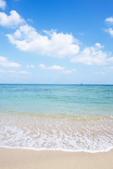 Fototapeta na wymiar 沖縄のビーチ・マリブビーチ