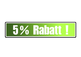 5 Prozent Rabatt