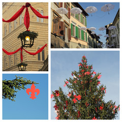 florentine christmas collage, Florence