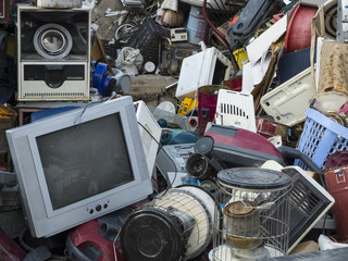 Waste, old technology dump