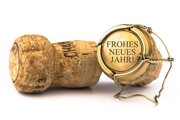 Champagnerkorken - Frohes neues Jahr!