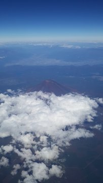 Mount FUJI from the plane