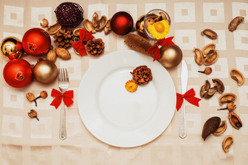 gold new year laying