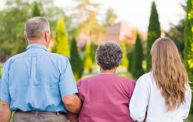 Obraz premium Elderly care