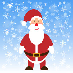 Weihnachtsmann im Schnee