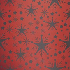 Composite image of snowflake pattern