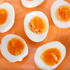 hard-boiled eggs