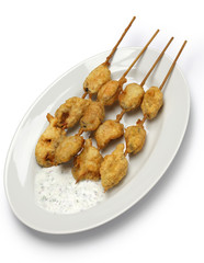 fried mussels, midye tava, turkish food