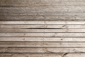 Obraz premium wooden planks footpath
