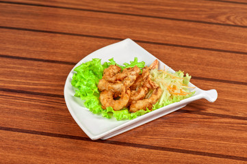 Fried shrimps