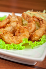 Fried shrimps