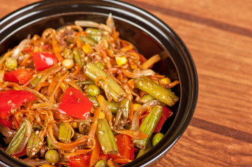 warm vegetable salad