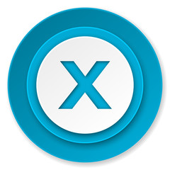 Obraz premium cancel icon