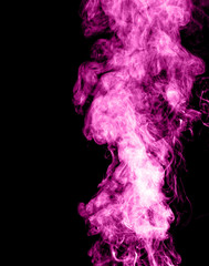 Pink smoke