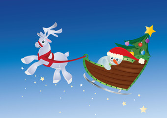 renifer i bałwanek © monikakosz