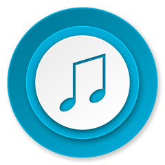 music icon, note sign