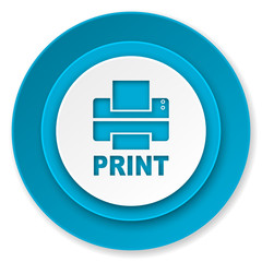 printer icon, print sign
