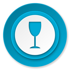 alcohol  icon, glass sign