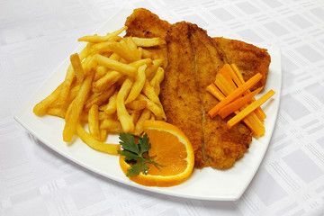 Fried fish fillet