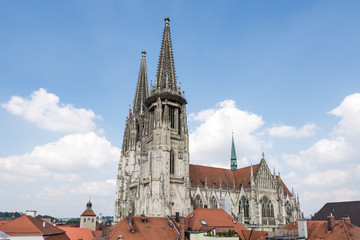 Fototapeta na wymiar Regensburg Cathedral
