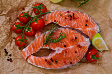 fresh salmon