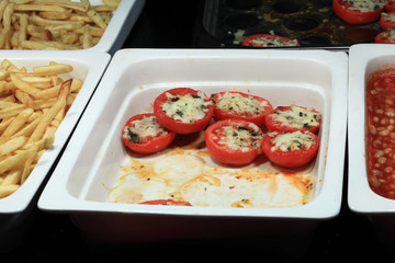 Tomatoes with cheese